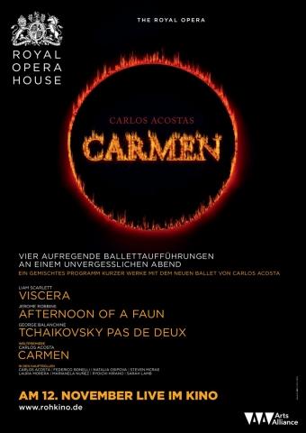 Royal Opera House 2015/16: Carmen / Viscera / Afternoon of a Faun / Tchaikovsky Pas de Deux