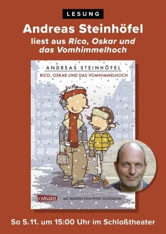 Andreas Steinhöfel liest aus "Rico, Oskar und das Vomhimmelhoch"