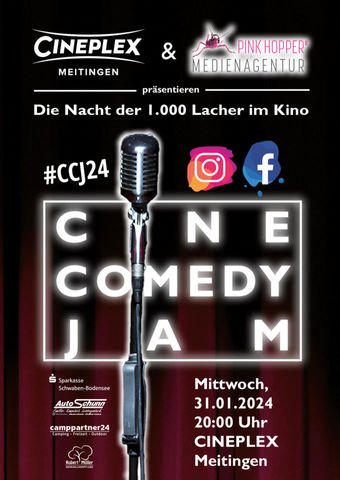 Cine Comedy Jam 2024 - Die Nacht der 1.000 Lacher im Kino