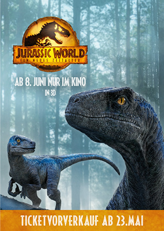 Jurassic World: Ein neues Zeitalter  - Vorverkauf ab 23. Mai