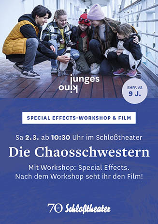 Junges Kino: DIE CHAOSSCHWESTERN mit Workshop