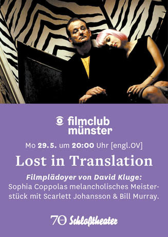 filmclub münster: LOST IN TRANSLATION