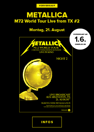 Metallica - M72 Tour Tag 2 - 21.8.