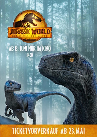 VVK:ab 22.05. Jurassic World: Ein neues Zeitalter