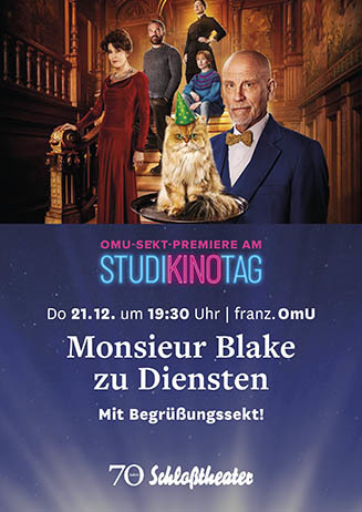 StudiKinoTag OmU-Sekt-Premiere: MONSIEUR BLAKE ZU DIENSTEN