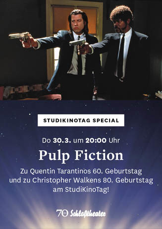 StudiKinoTag-Special: Pulp Fiction zu Tarantinos Geburtstag