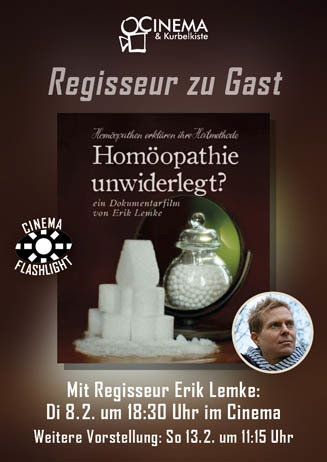 HOMÖOPATHIE UNWIDERLEGT? mit Regisseur Erik Lemke