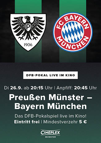 Preußen Münster - Bayern München live im Kino